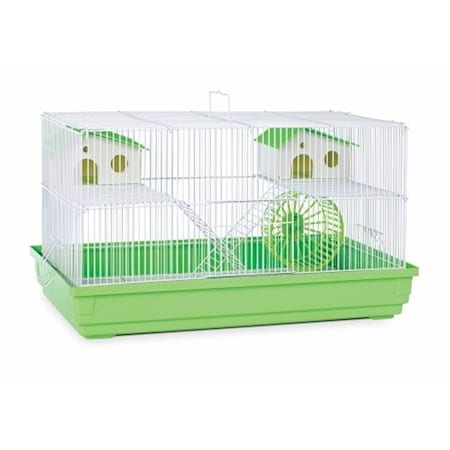Prevue Hendryx Prevue Hendryx PP-SP2060G Deluxe Hamster & Gerbil Cage - Lime Green PP-SP2060G